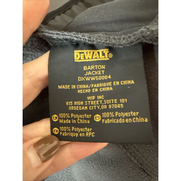 Dewalt Men's L Barton Workwear Softshell Jacket Water Resistant Breathable - Picture 5 of 10